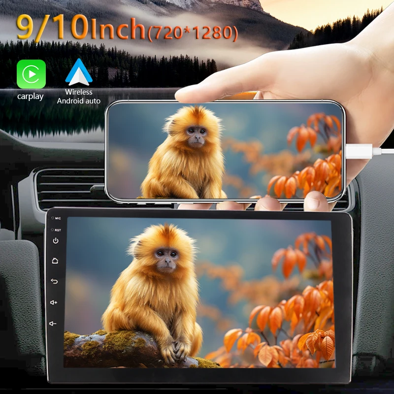 

Android 13/12 Car Radio 9/10Inch Touch Screen Autoradio GPS Rearview Camera Wireless Multimedia Video Player Carplay MP5 MP3