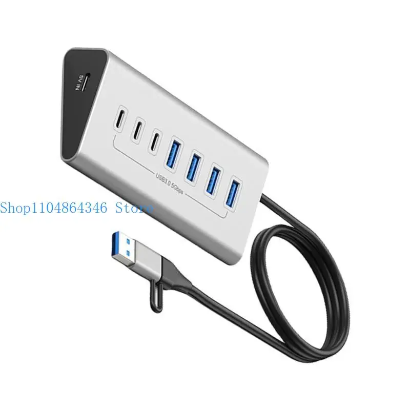 USB Docking Station Hub Type C Splitter Charging Adapter Multiple 7/10 Port Power Adapter For PC Laptop Accessories