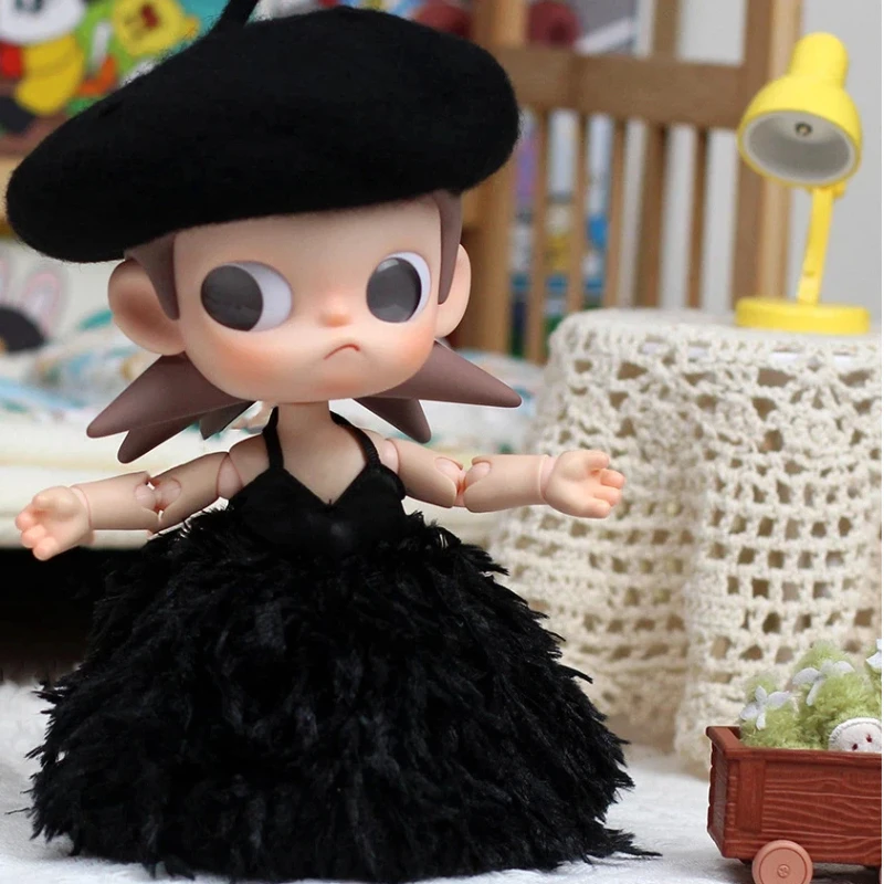 Only clothes no dolls for 20cm Ga Zi Jie's baby dress halter feather dress Zsiga action figure blythe/ob24/azone baby dress Gift
