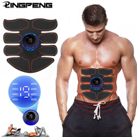 ABS Stimulator Muscle Toner EMS Muscle Stimulator Fitness Weight Loss Massager Abdominal Training Slimming Patch
