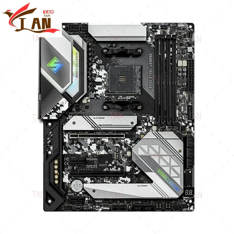 

Для ASROCK B550 STEEL LEGEND материнская плата 128 ГБ HDMI M.2 разъем AM4 DDR4 ATX B550 материнская плата 100% протестирована, полностью работает TAN