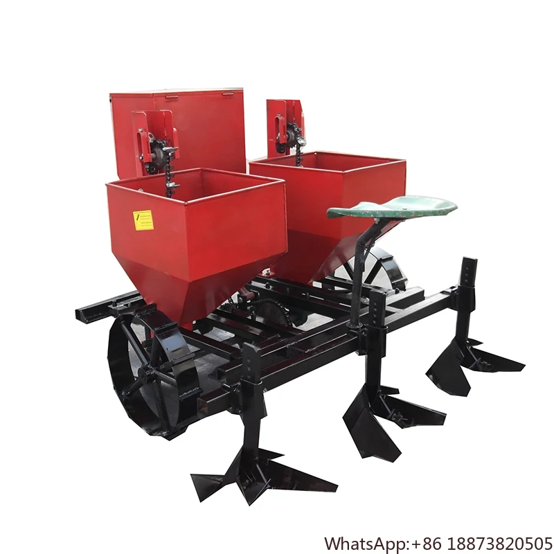 Farm Use Potato Seeding Machinery Tractor Garlic Planter Sweet Potato Planter 3 Point 2 Rows Potato Planter Machine