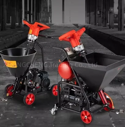 PT21 Waterproof And Fireproof Paint Putty Foundation Diatom Mud Cement Grouting Spraying Machine