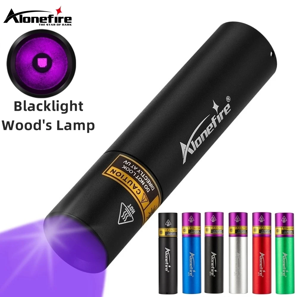 AloneFire SV15 365nm Ultraviolet Light Usb Rechargeable flashlight Ore Pet Urine Stains  Scorpion Money Leakage Detector light