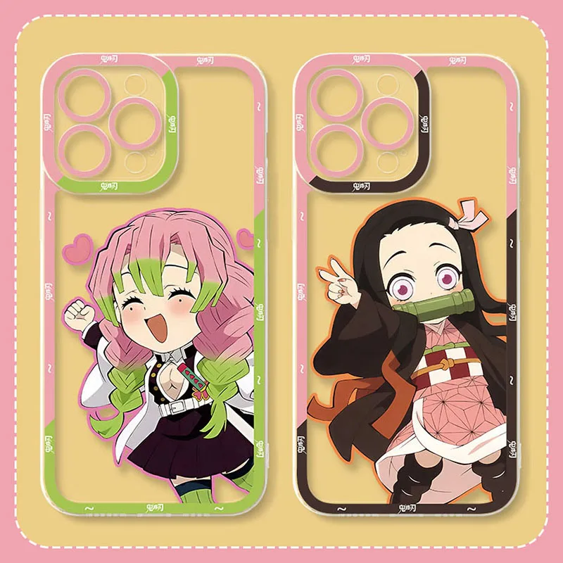 Cartoon Demon Slayer TPU Case for Xiaomi Redmi 12C 11A 10 10C 10X 9 9A 9C 9T 8 8A 7 7A 6 6A 5A 5 Plus K20 K30 K30S K40 Pro Cover