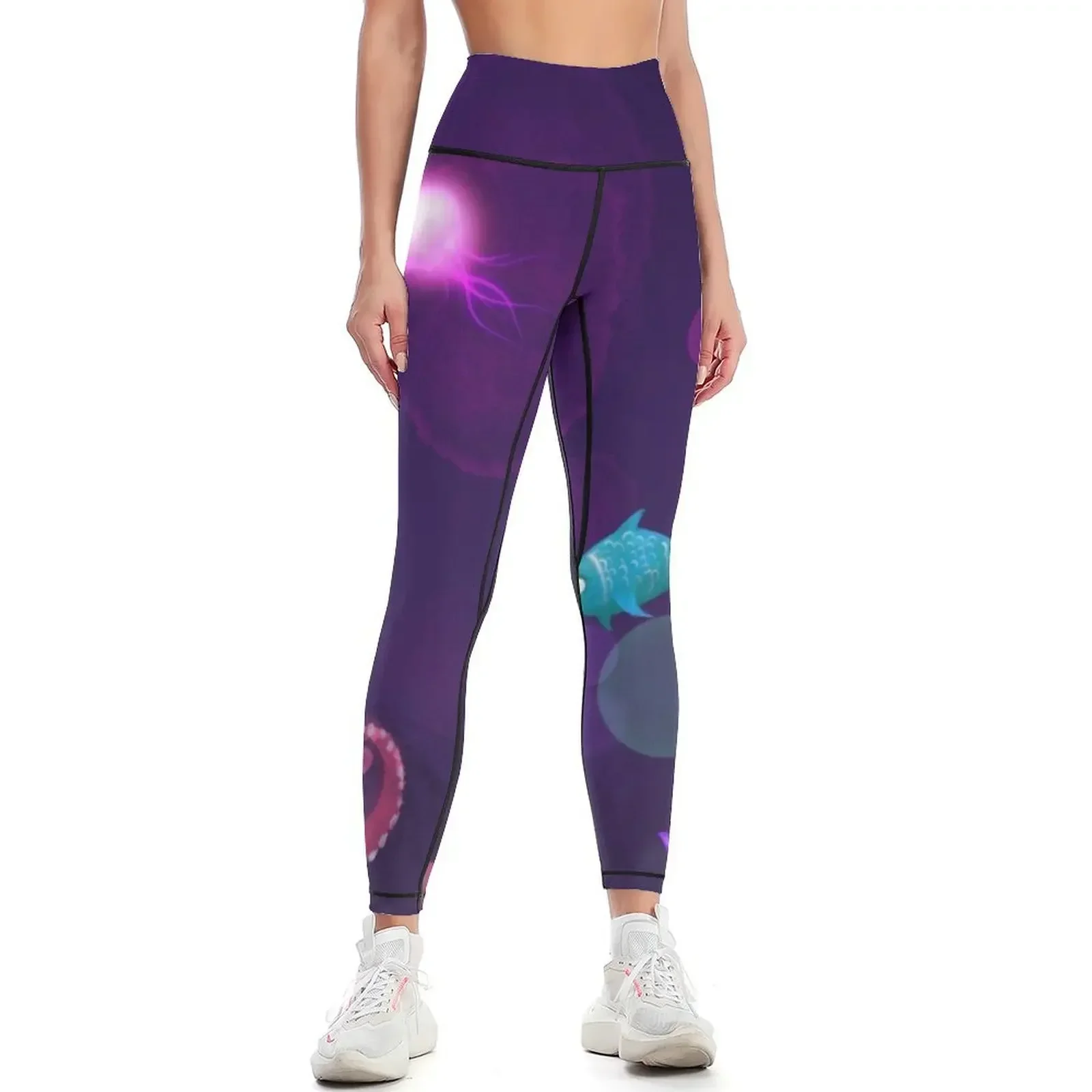 

Under the sea Leggings legging pants raises butt sports shirts gym Women's high waist legging push up Womens Leggings