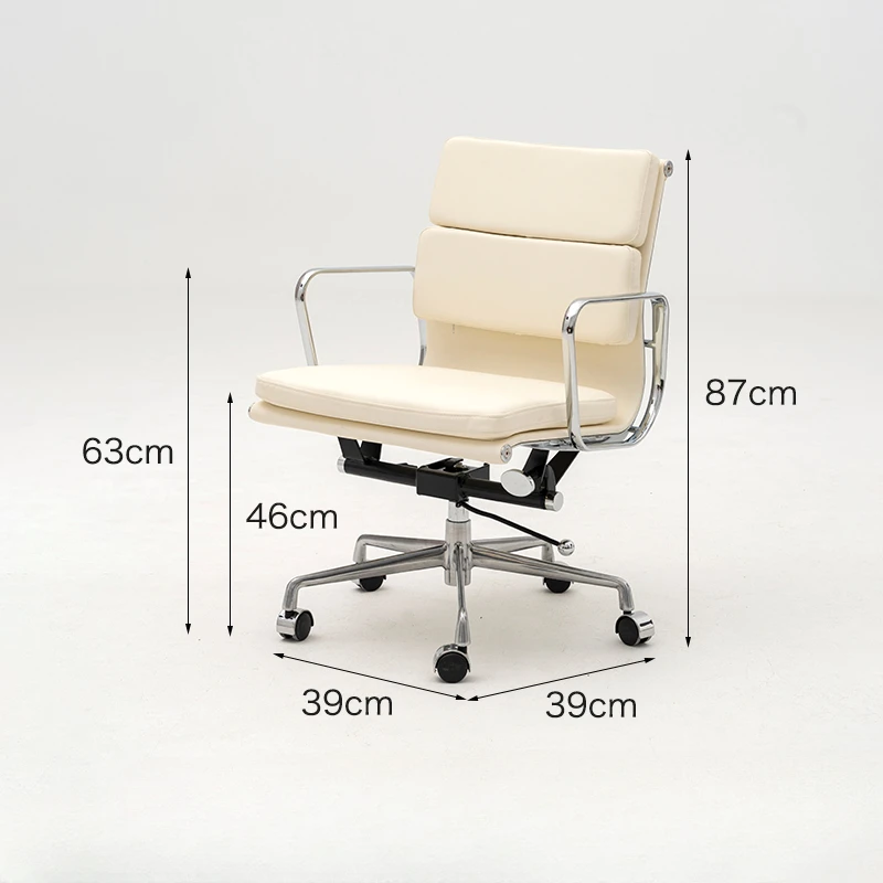 Simplicity Senior Office Chairs Computer Ergonomic Handrail Bedroom Office Chair Comfort Rotate Meeting Cadeira Furniture QF50OC