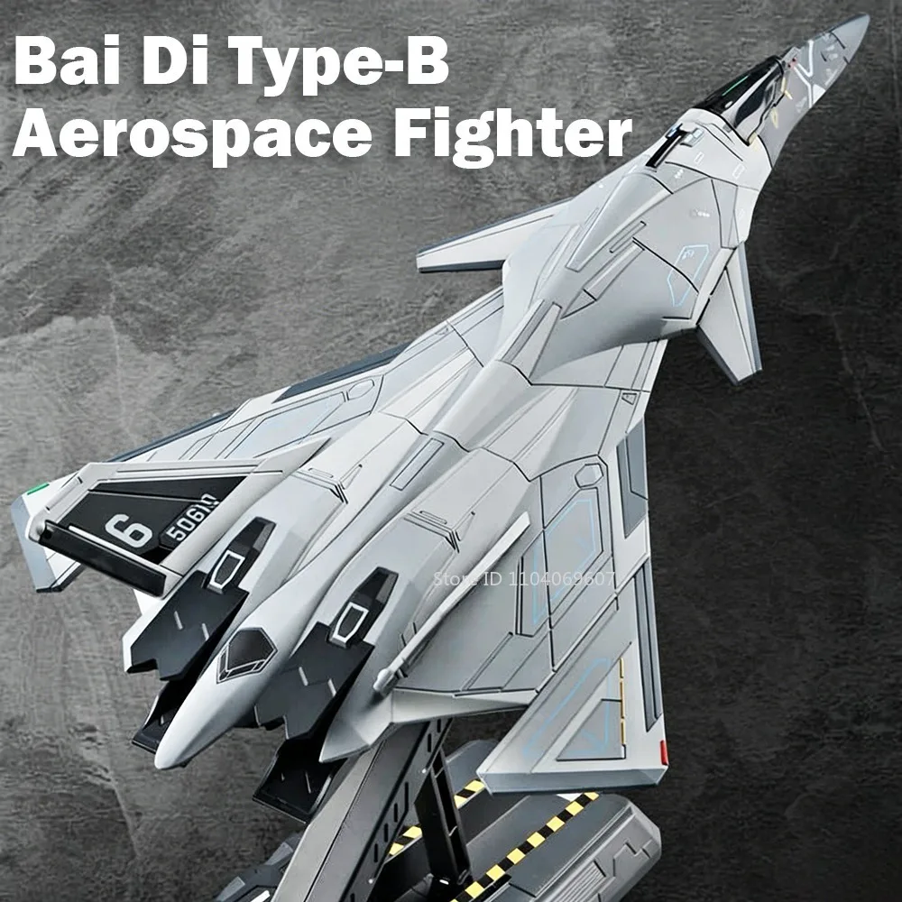Modelo de Juguete 1:72 1:200 Bai Di Tipo-B, Avión de Combate Aeroespacial de Aleación Fundida a Presión, Soporte Desmontable, Simulación de Aeronave Militar, Juguetes y Regalos