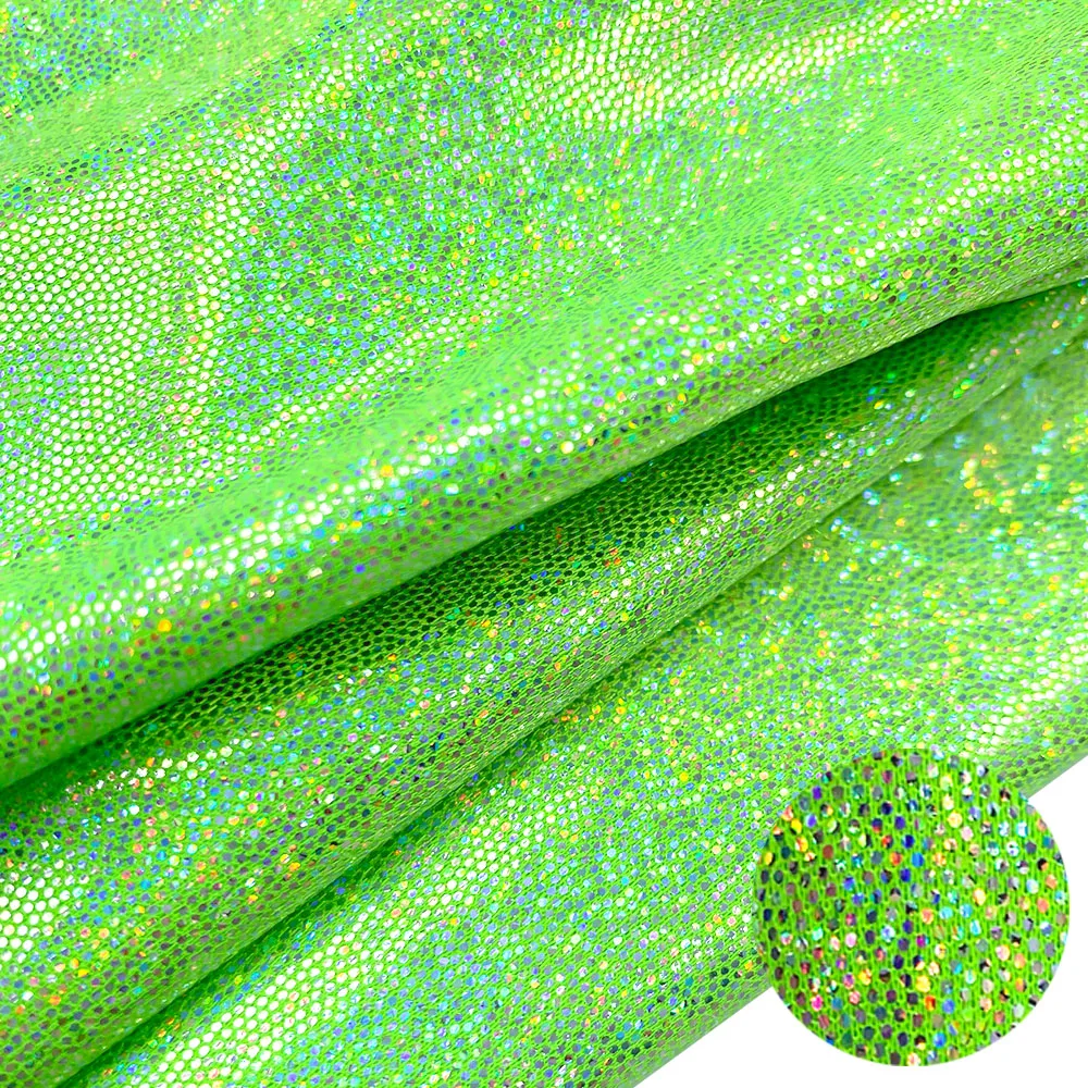 150 cm * 50/100 cm Glitter Laser Polyester Stoff Schillernden Holographische Hochzeit Party Hintergrund Puppe Kleidung Dekor Material DIY
