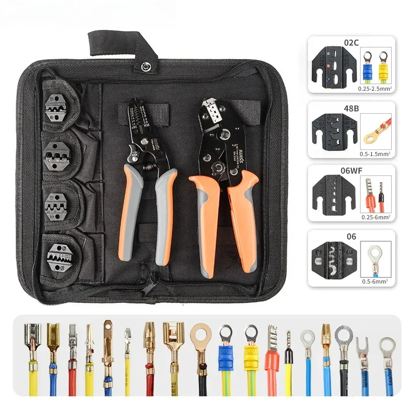 NEW IWISS SN-2549 DuPont Xh2.54 Spring Terminal Crimping Pliers 2.8/3 0/3.96/4.8 Crimping Pliers view 4