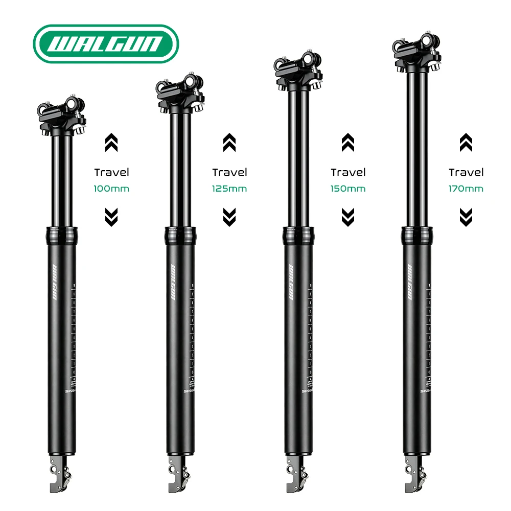 WALGUN SP26A-EVO Dropper-Sattelstütze 27.2 30.9 31.6 mit interner Kabelführung für Rennrad und Mountainbike – Detail 1