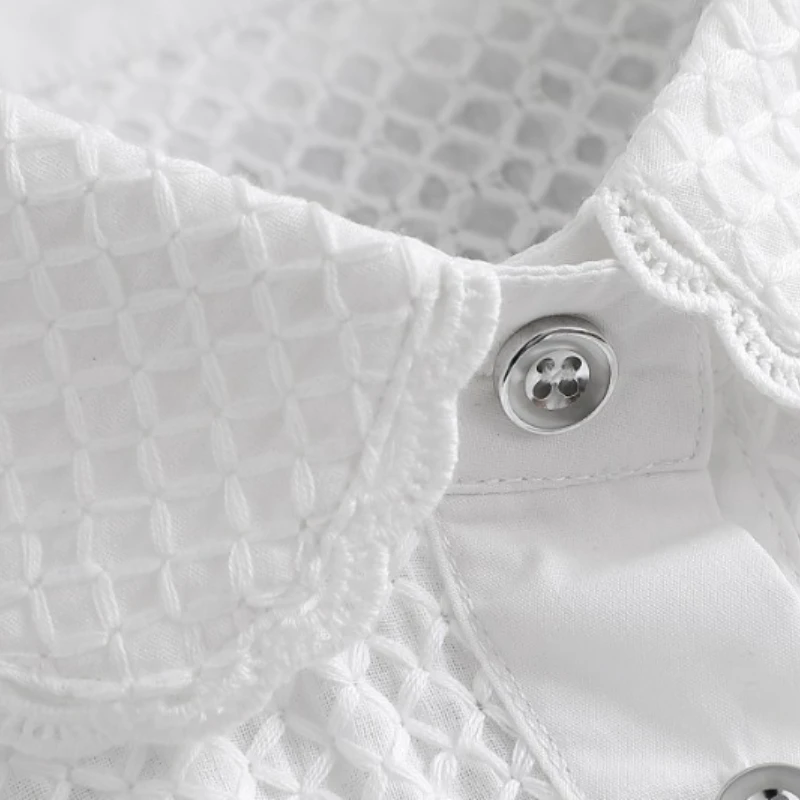 여성과 소녀를위한 레이스 가짜 장식 칼라 인형 셔츠 분리형 칼라 목도리 스웨터 넥웨어 의류 액세서리