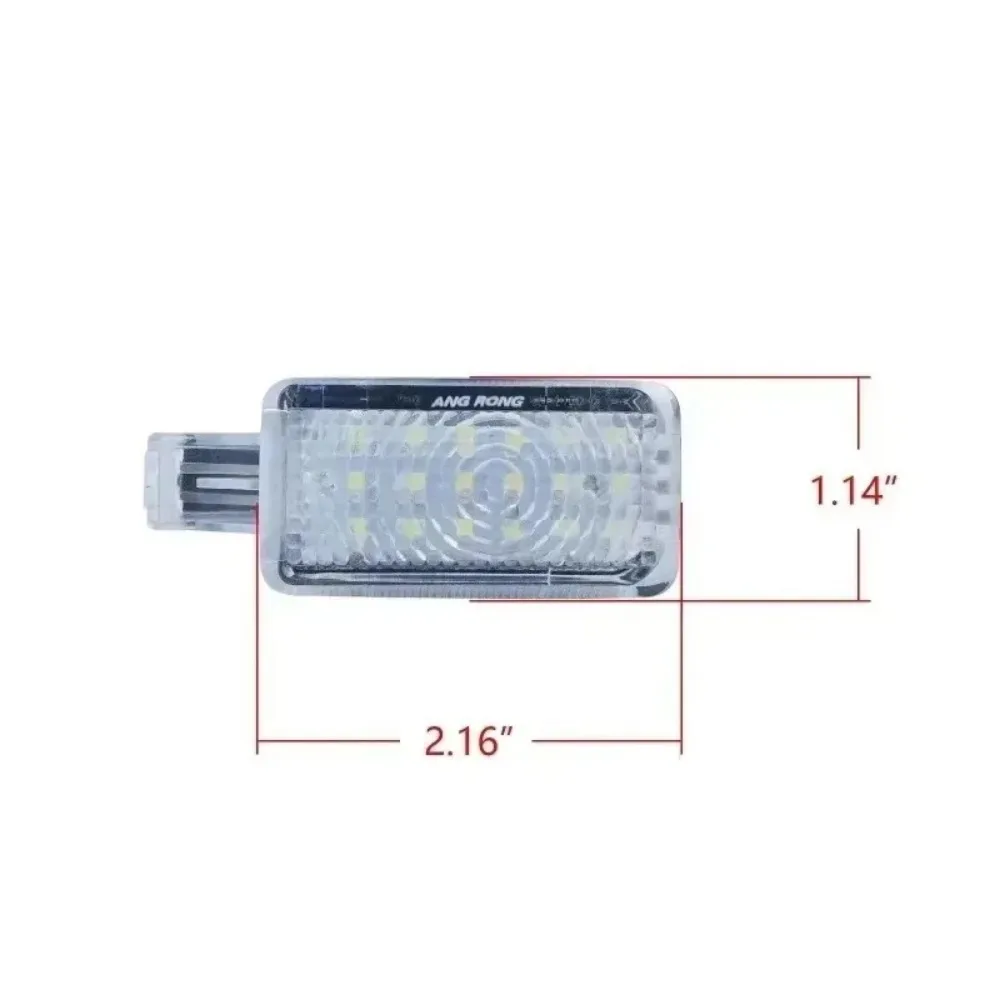 For White LED Door Step Courtesy Footwell Light Lamps Welcome Light New for 2pcs Acura MDX RLX TLX ZDX TL view 6
