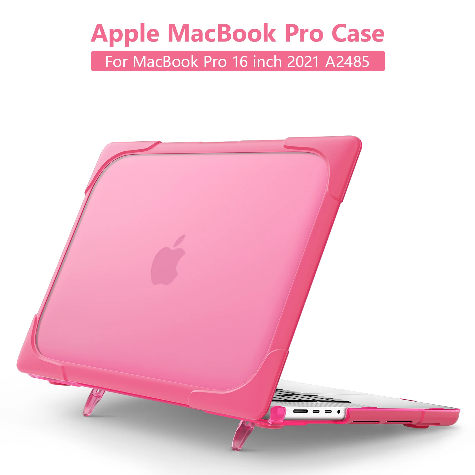 Laptop Case for MacBook Pro 16 2026 2024 2023 2021 A3428 A3429 M5Pro Max A3403 M4 A2991 M3 A2780 M2 A2485 M1 Bracket Stand Cover