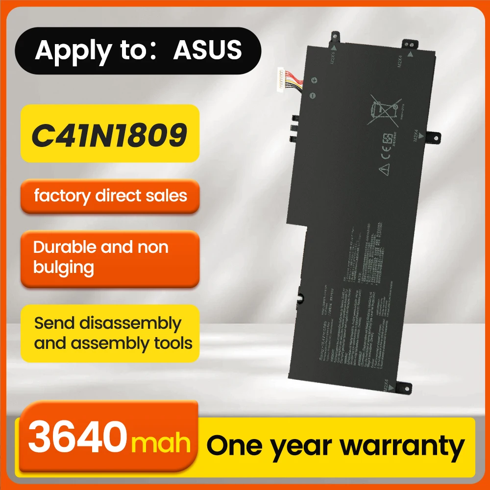 

BNN C41N1809 Laptop Battery For ASUS Zenbook Flip 15 UX562FN UX562FD UX562FDX Q536FD Q536F Q536FD-BI7T15 UX562FDX-EZ015T