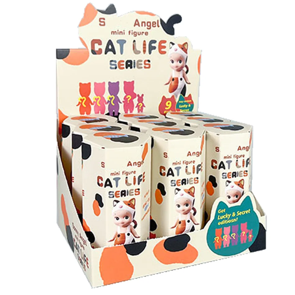Caja ciega de la serie S Angel, adornos de figuras de Anime, muñecos bonitos para fanáticos, Mini figura de Anime sorpresa, bonito juguete de regalo de cumpleaños