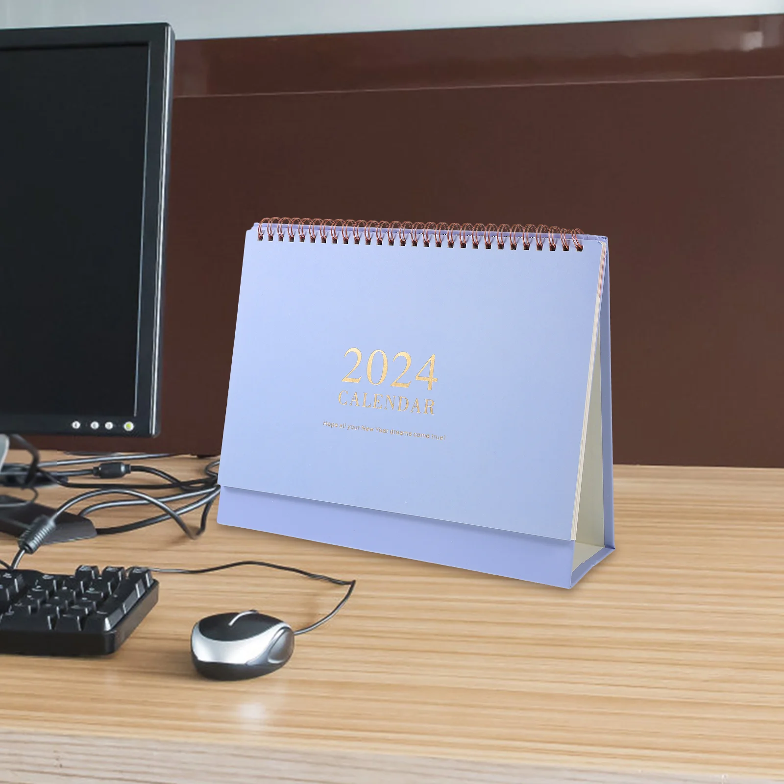 

2024 Calendar Flip for Desk Desktop Large Advent Calendars Small Daily Use Monthly Double Sided