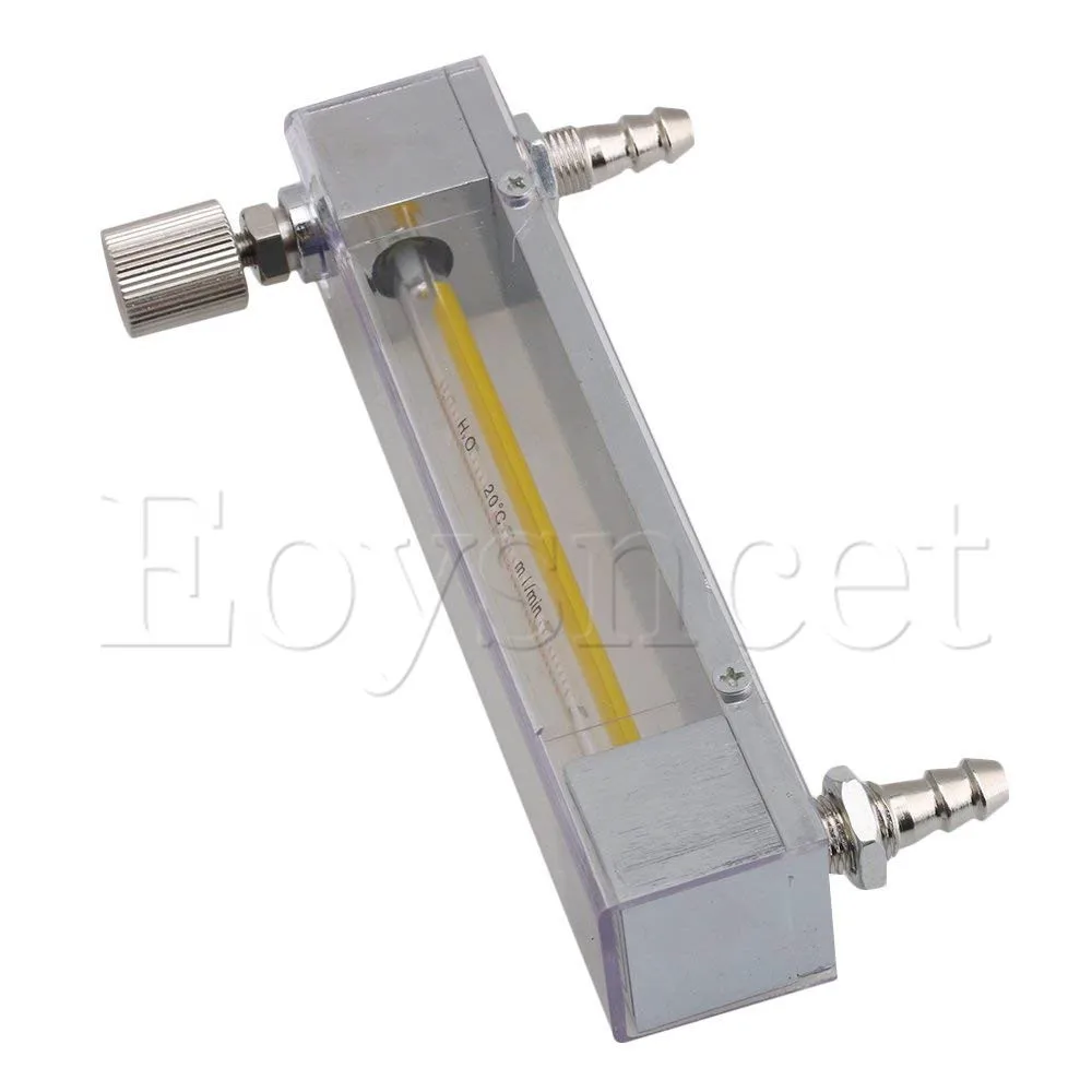 

Plastic LZB-3 4-40ml/min Flow Meter for Liquid Water Gasoline with Control Valve and 0.3in Hose