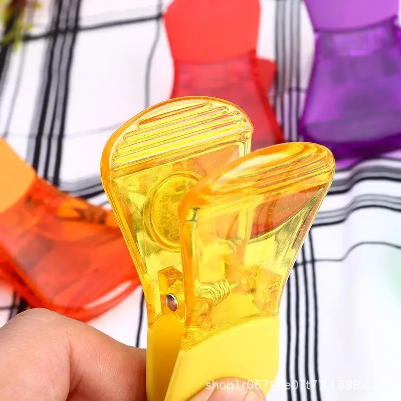 12Pcs Multicolor Magnetic Sealing Clips for Food Bags & Notes Durable Kitchen Fridge Office Supplies