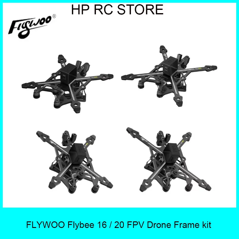 

Flywoo Flybee 16/20 FPV Frame Kit - Compatible with O3 Lite/O4/Walksnail/HDZero