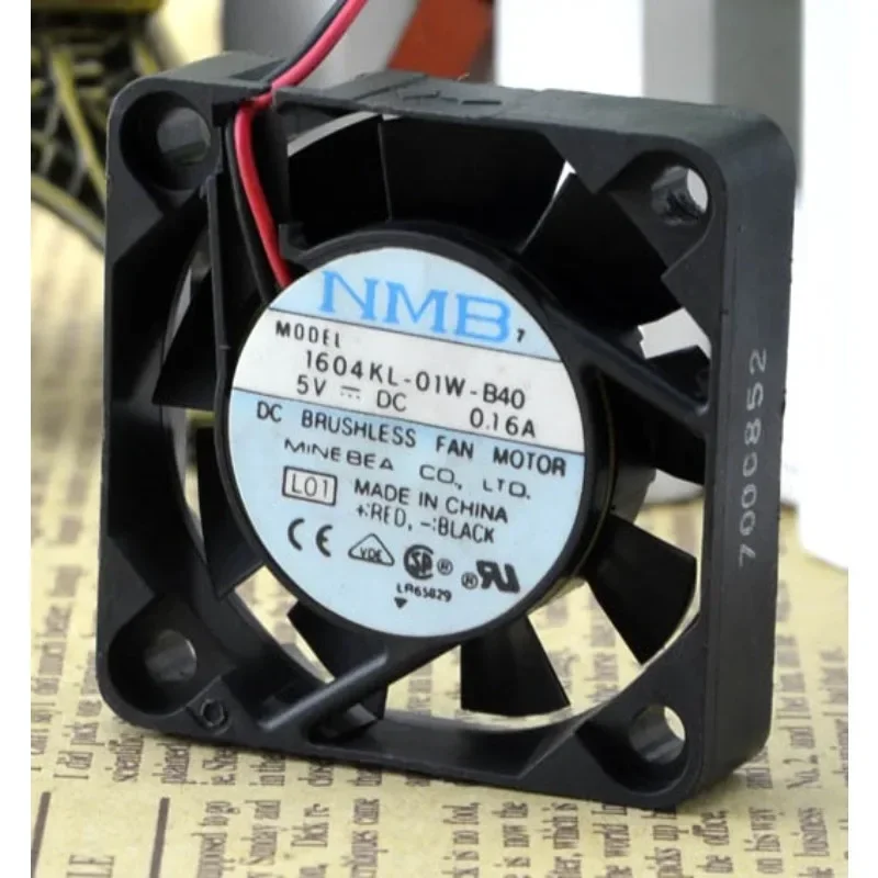 New Cooler Fan For NMB 1604KL-01W-B40 4010 4cm 5V 0.16A Dual Ball Fan 40*40*10mm