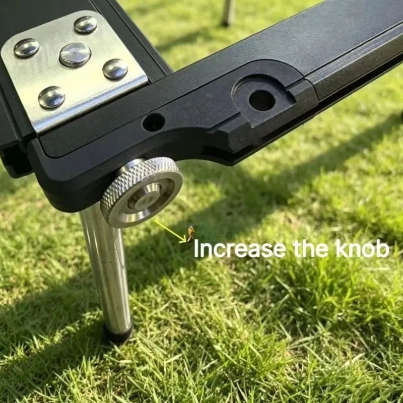 Foldable Camping Table Aluminum Alloy Multi-functional Tactical Table Frame Removable Picnic Table Outdoor Camping Equipment