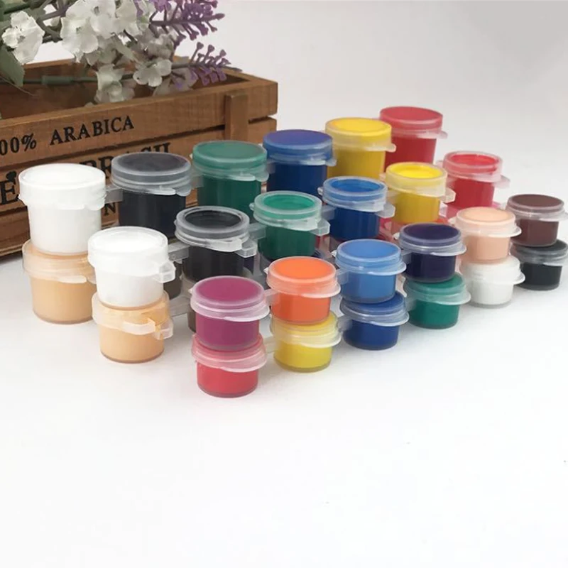 5pcs/lot Joint Pigment Box Watercolor Draw Pigment Paint Pod Strips Plastic Palette Storage Containers Painting Drawing Tool