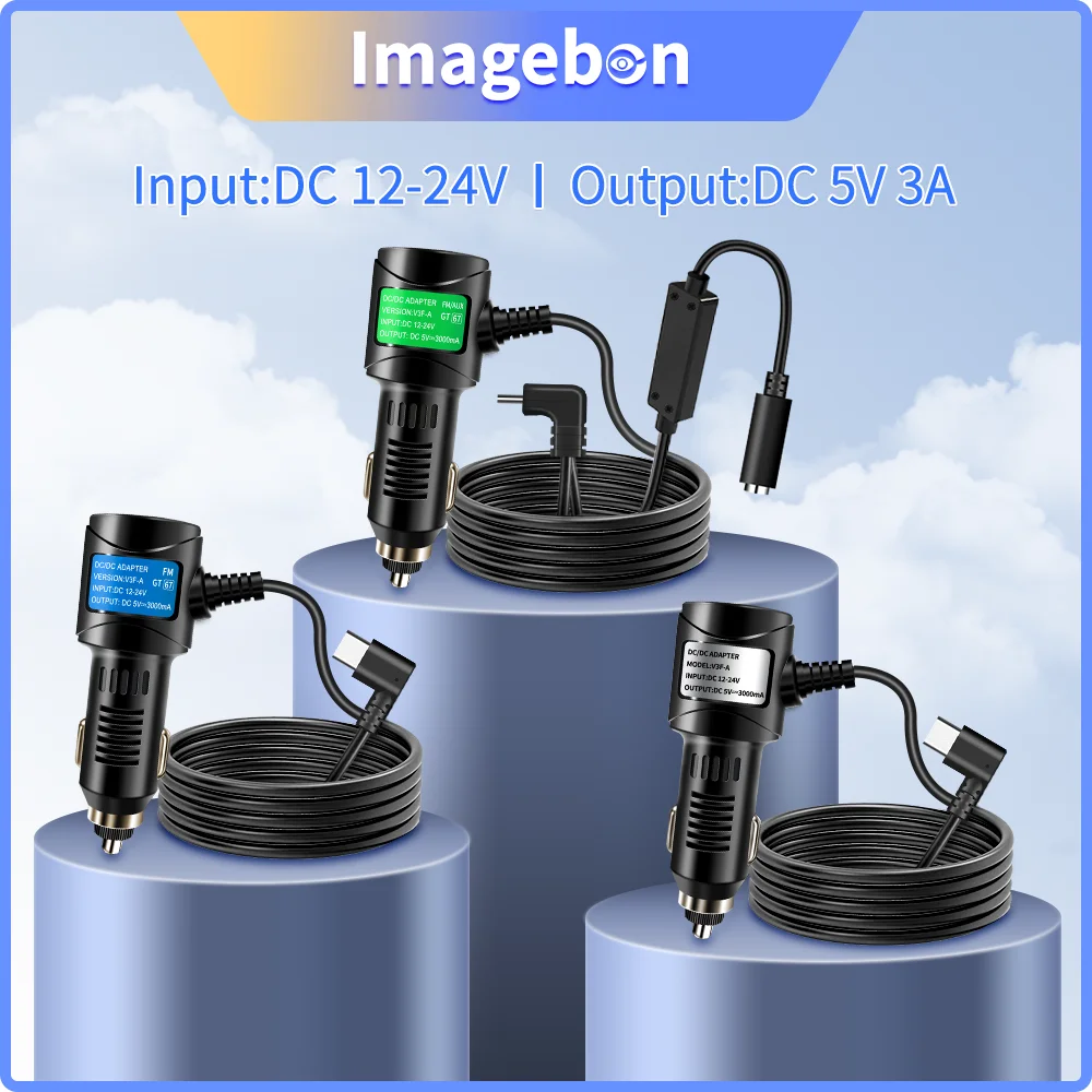Imagebon 5V 3A Autoladegerät geeignet für CarPlay DVR