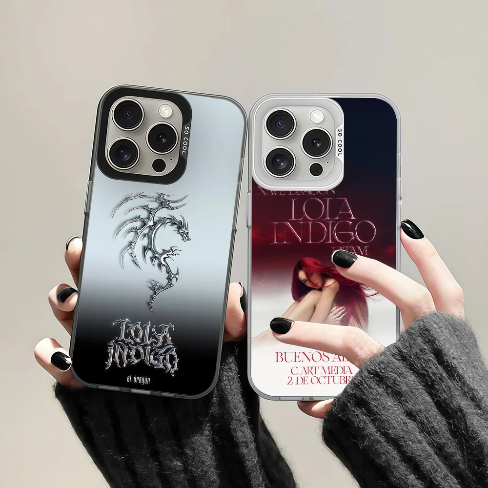 Funda Protectora para Teléfono con Diseño del Cantante Español L-Lolas Indigo, para Samsung S25 S24 S23 A07 A17 A06 Ultra FE Plus, Cubierta IMD a Color