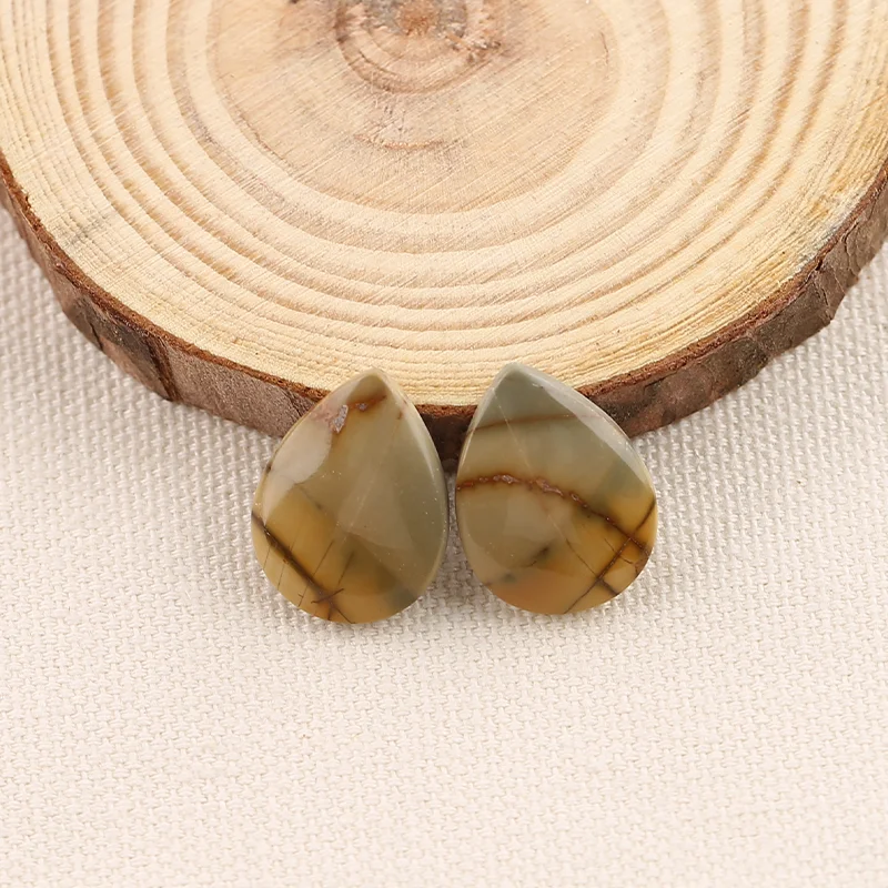 B&F Multi-Color Picasso Jasper Earring Beads for Jewelry Making, Handmade Natural stones beads, Stones for  Supplies