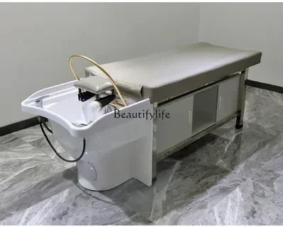 

Head Therapy Shampoo Chair Barber Shop Hair Care Shop Chinese Medicine Fumigation Water Circulation Massage Couch