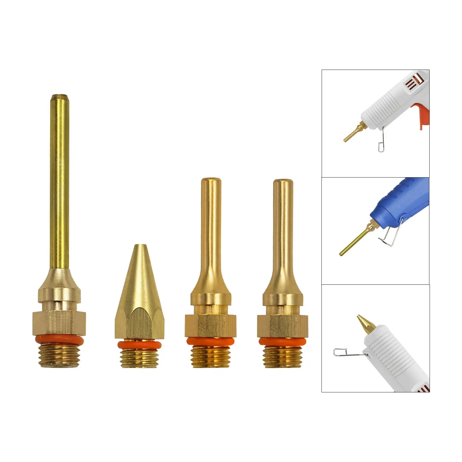 Hot Glue Machine Nozzle, Hot Melt Glue Machine Tip, Supplies Replacement Nozzle