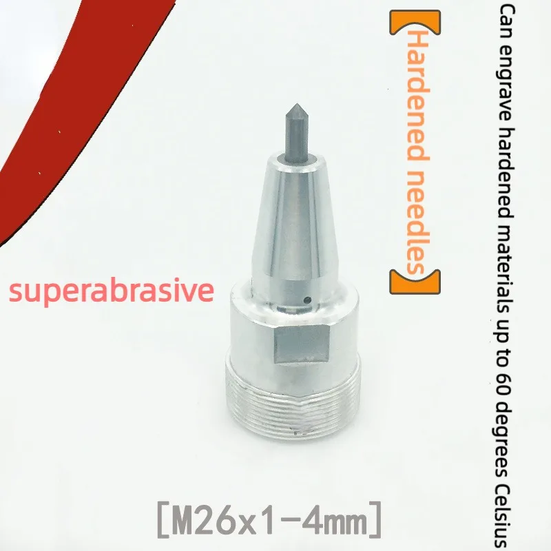 Hardened Marking Needle, Coding, Lettering, Aluminum Sleeve Needle M26x1-4mm Can Engrave 65 Degrees