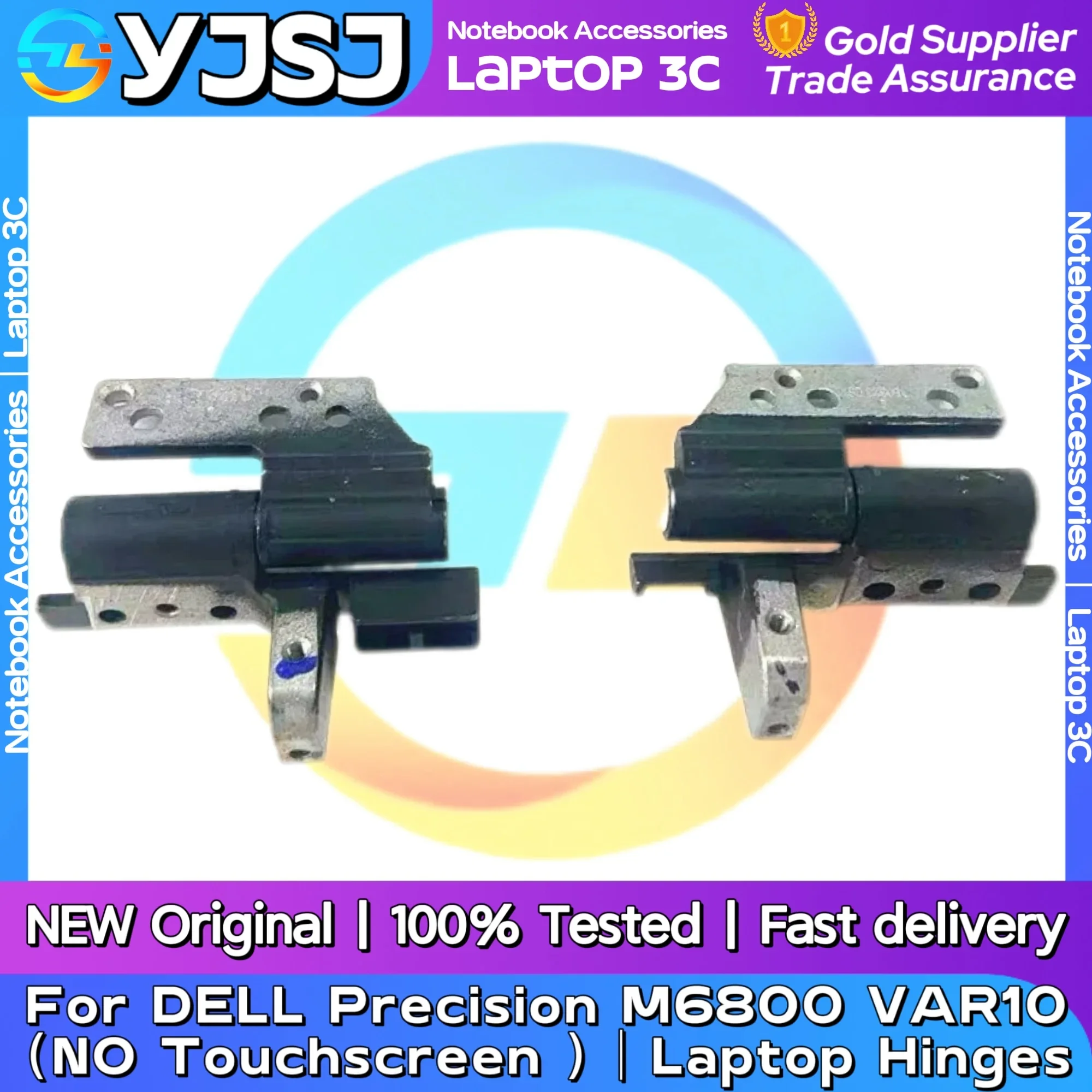 New Original Laptop Notebook HingesFor DELL Precision 6800 M6800 M6700 VAR10 Hinge High Resolution Screen Non Touch Screen Shaft