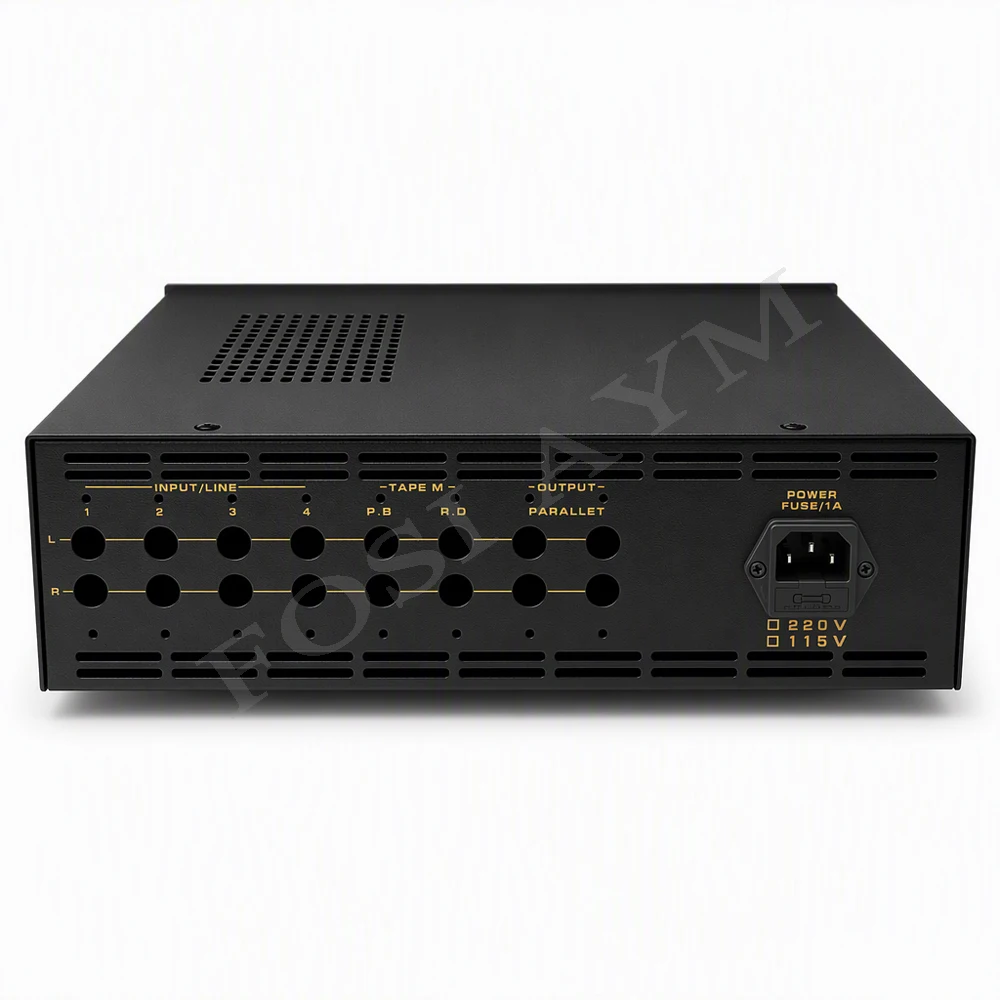 FOSI AYM 330x110x200mm Tube Amplifier Chassis DIY HiFi Point-to-Point Wiring Vacuum Tube Audio Preamplifier Enclosure