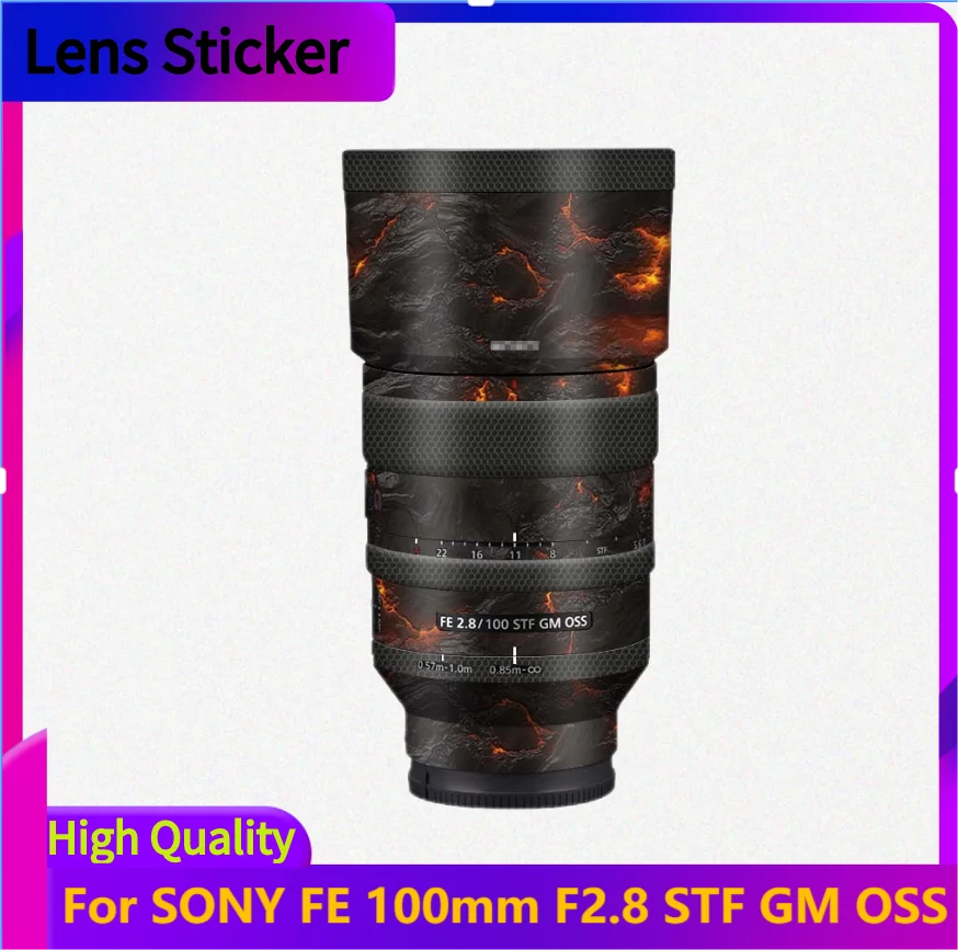 

For SONY FE 100mm F2.8 STF GM OSS Lens Sticker Protective Skin Decal Film Anti-Scratch Protector Coat SEL100F28GM 2.8/100 GM