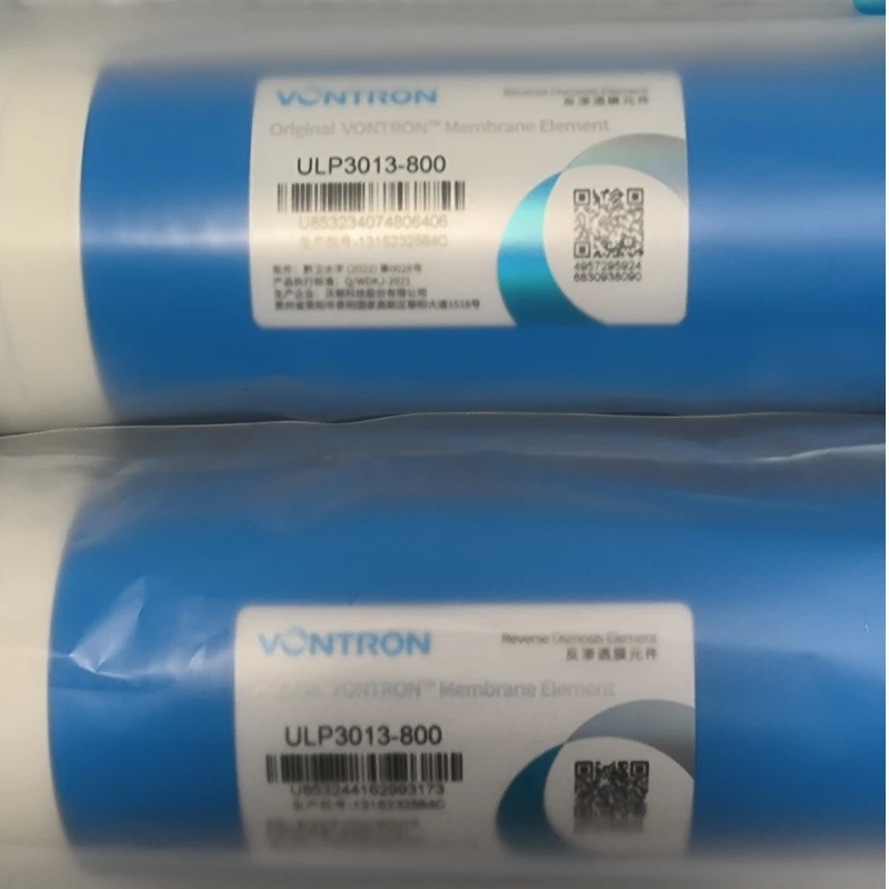 2pcs 800 gpd Original NSF vontron reverse osmosis filter Reverse Osmosis ULP 3013-800G RO Membrane kitchen water purifier parts