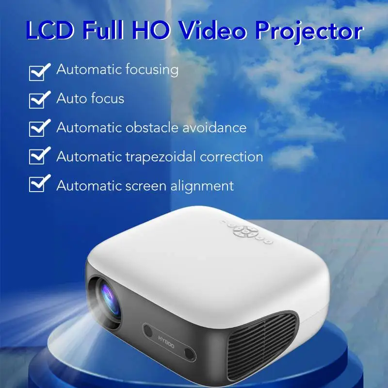 HY800 Android 14 Smart Portable LCD Proyector Wifi Led Smart Home Theater Video Projector 4K S6e57f784a8904870b6391d78c1f72c46W