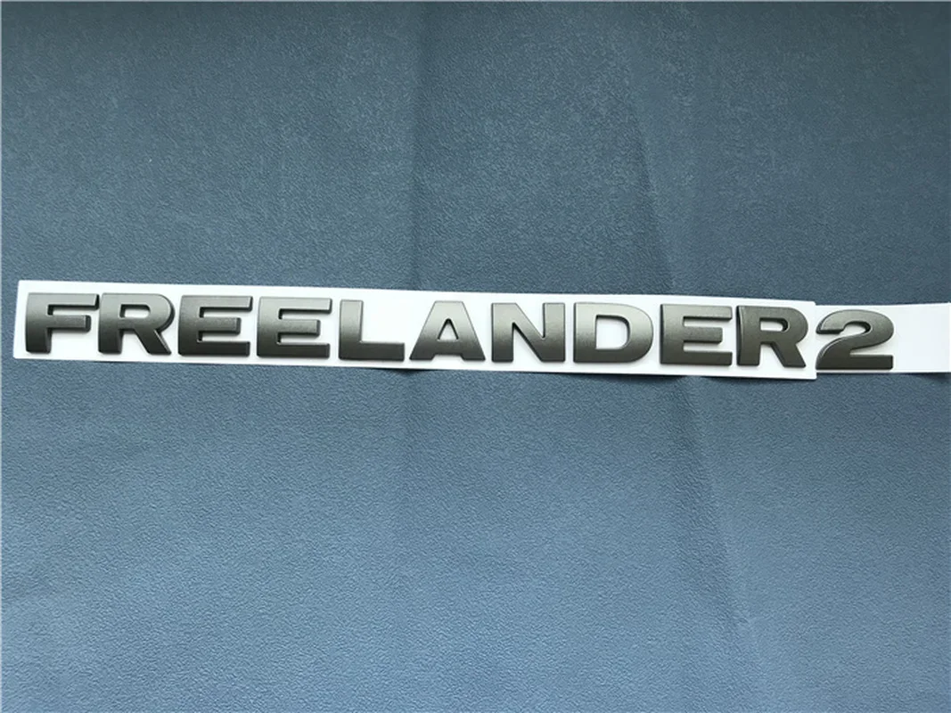 Original Car Size Car Badge Decal Styling for Land Rover Freelander 2 Letters ABS Auto Rear Trunk Emblem Sticker Decoration