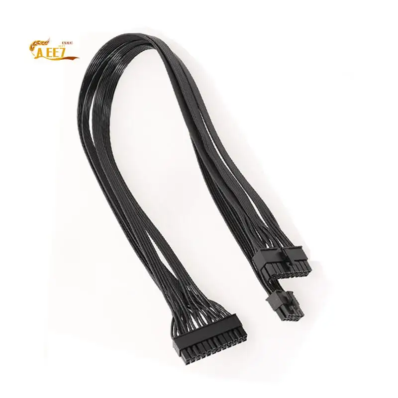 

AEE7-18+10-Pin To 24-Pin ATX Power Supply Cable, Modular PSU Power Cable For CORSAIR Rmx Series RM1000X/RM850X/RM750X/RM650X Dur