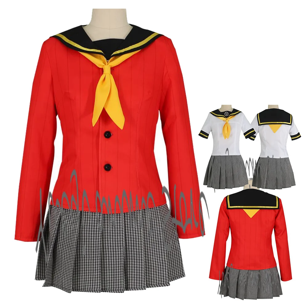 

Anime Amagi Yukiko Cosplay Costume - School Uniform Set -customized