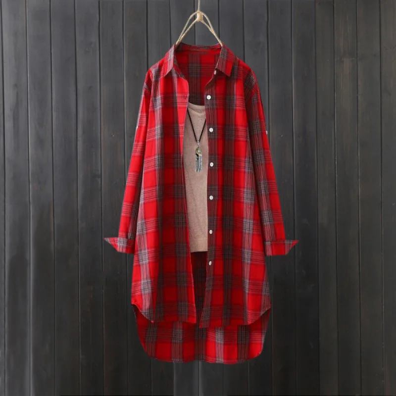Coat Women\'s Elegant Blouses Mid-length Style Japanese Vintage Clothes Sun Protection Cardigan Flax Summer Shirts Clothing