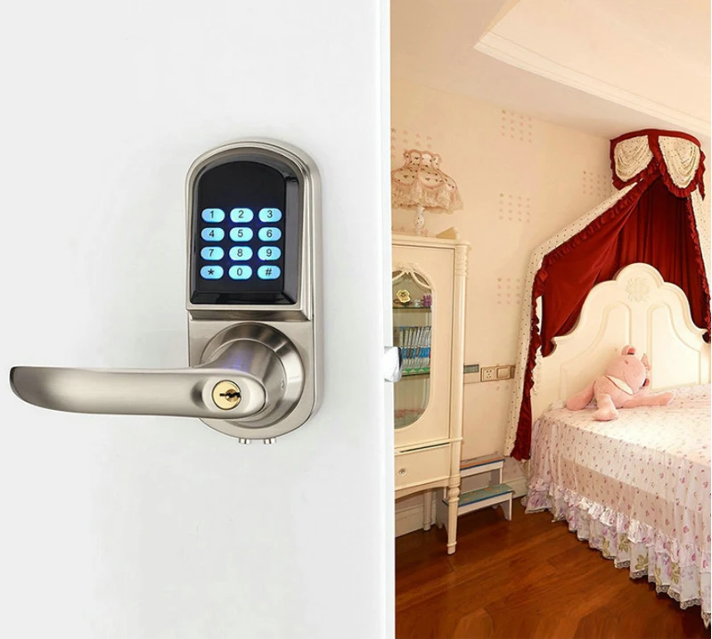 High Quality Zinc Alloy Handle Combination Lock TTlock BLE Digital Door Lock view 6