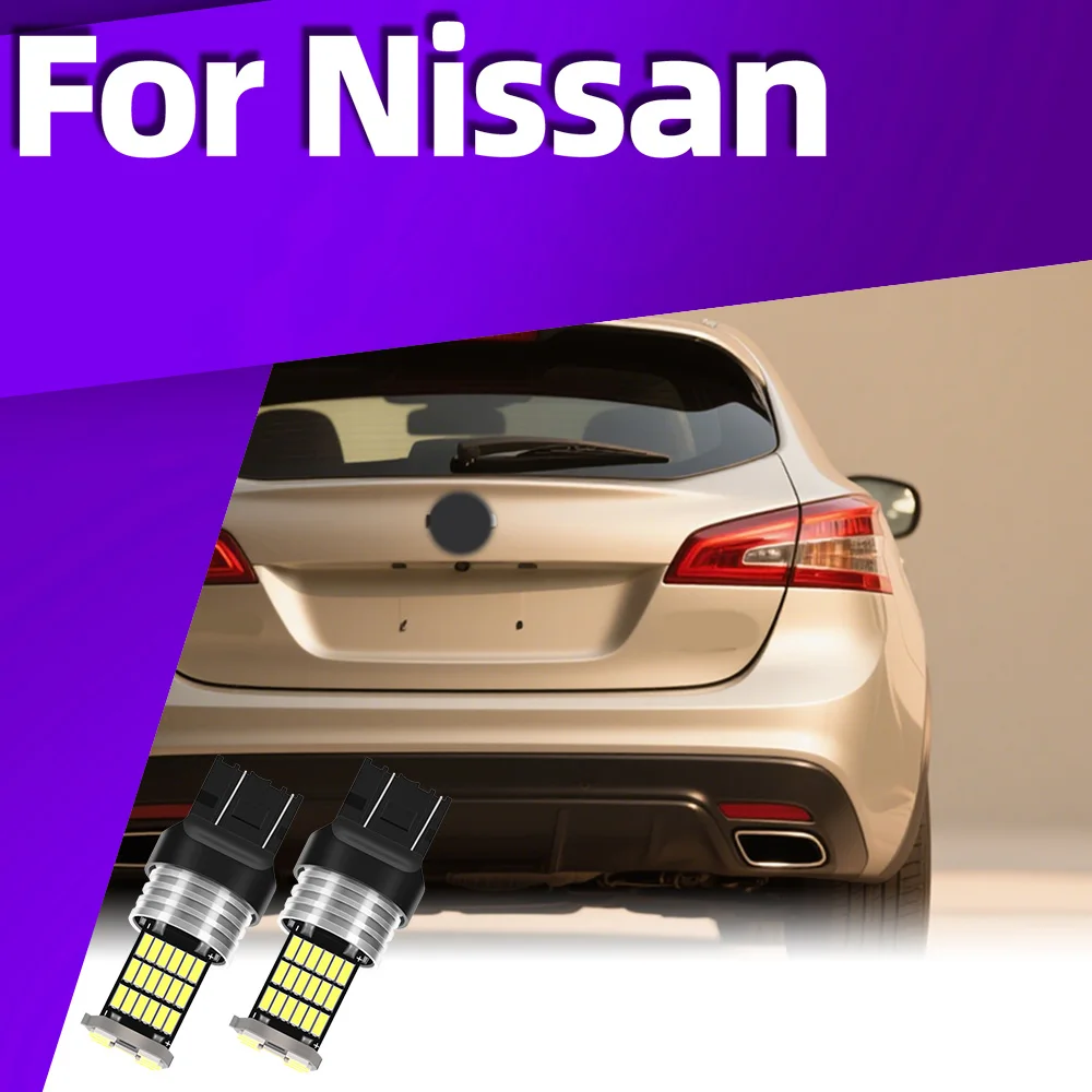 

2x 12 В 7443 W21/5 Вт T20 светодиодные стоп-сигналы 6000K лампы Canbus для Nissan 350Z Z33 2003-2009 Altima 2000-2018 автомобильные аксессуары