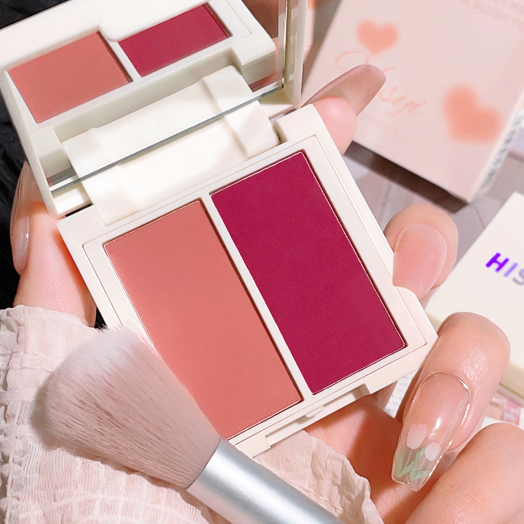 

Корейские весенне-летние пудровые румяна Dream, осветляющий цвет кожи, водостойкая, прочная, не летящая пудра