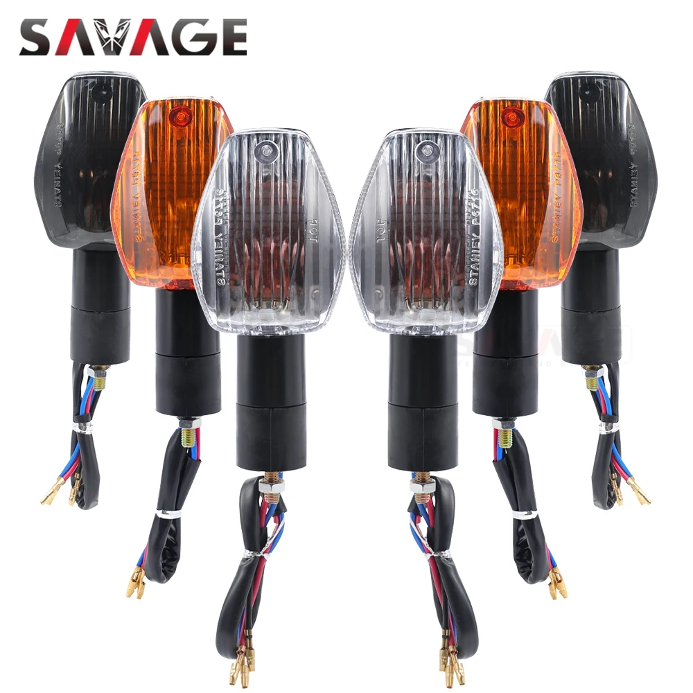 Front Rear Turn Signals For HONDA CB400 SUPER FOUR CB600F CB900F HORNET CB1000R CB1300S Motorcycle Flasher Indicator Light