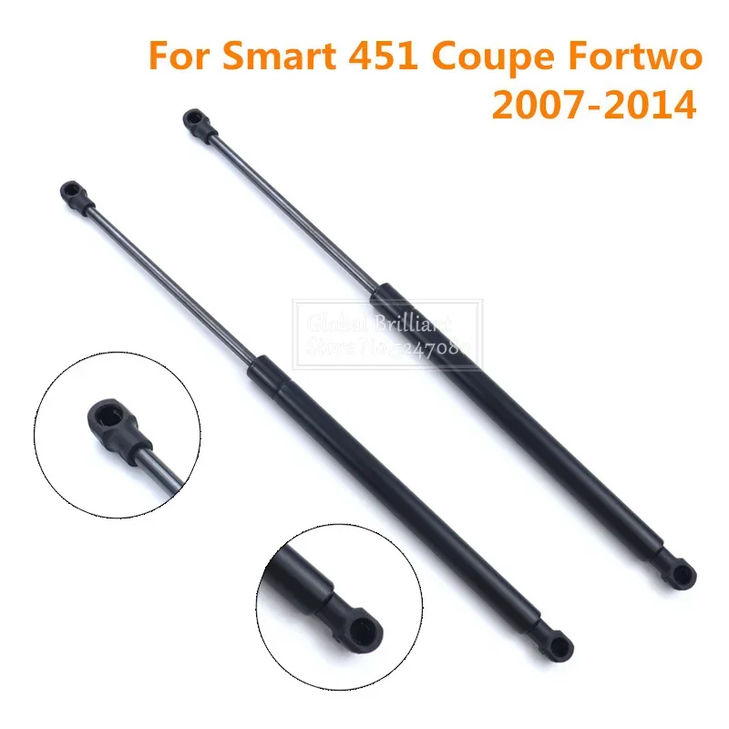 1/2x Rear Trunk Tailgate Boot Lid Shock Strut Damper Lift Support For Smart 451 Coupe Fortwo 2007-2014 Hydraulic Rod A4519880004