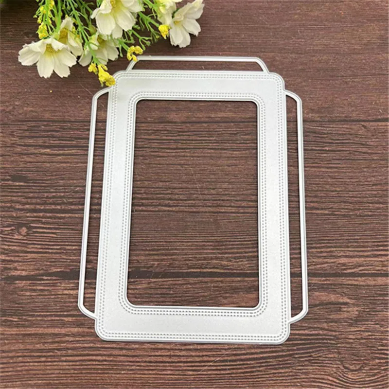 Photo frame background Metal Cutting Dies Stencils For DIY Scrapbooking Decorative Embossing Handcraft Template