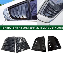 For KIA Forte K3 2013 2014 2015 2016 2017 2018 Car Rear Window Side Vent Scoop Quarter Louver Molding Cover Trim Accessories