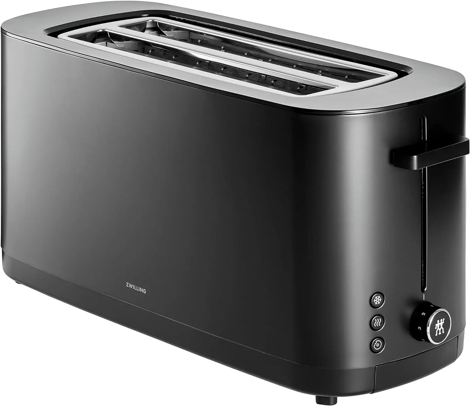 

2 Long Slot Toaster, 4 Slices with Extra Wide 1.5" Slots for Bagels, 7 Toast Settings, Even Toasting, Rehea, Defrost, Black